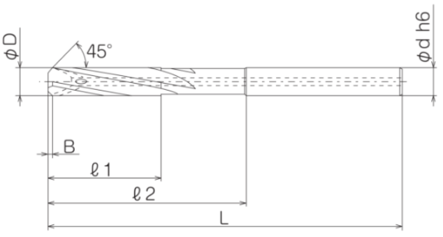 Carbide Reamer R Series with Oil Hole