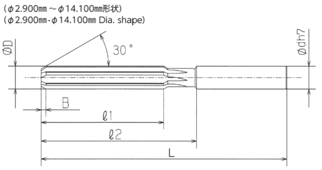 HSS-Co Chucking Reamer_Straight Flute 